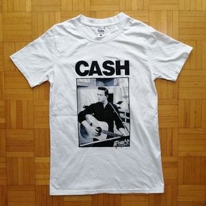Johnny Cash White T-shirt Medium
